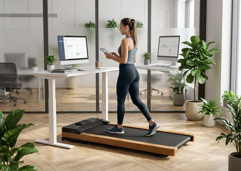 ASHCORE Walking Pad Laufband für zuhause oder im Büro